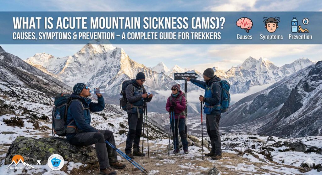 What is Acute Mountain Sickness (AMS)? Causes, Symptoms & Prevention – A Complete Guide for Trekkers