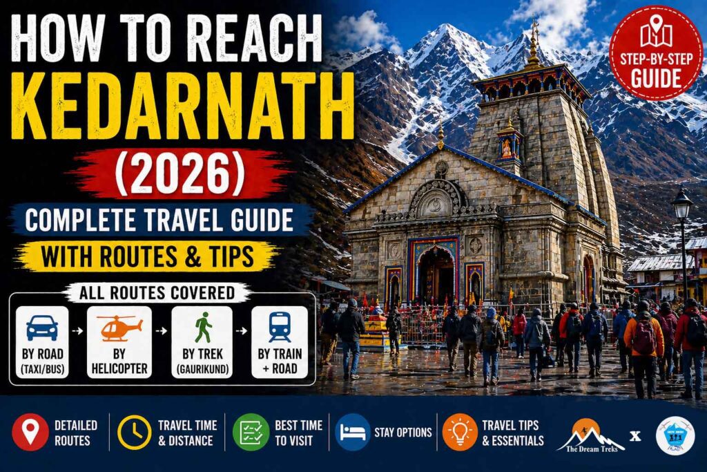 How to Reach Kedarnath (2026) – Complete Travel Guide with Routes & Tips