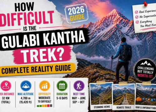 How Difficult is the Gulabi Kantha Trek? Complete Reality Guide (2026)