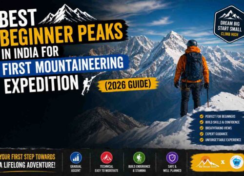 Best Beginner Peaks in India for First Mountaineering Expedition (2026 Guide)
