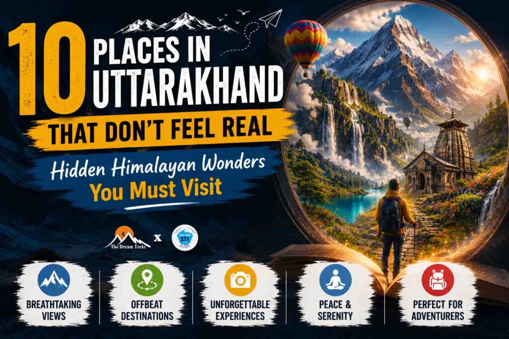 10 Places in Uttarakhand That Don’t Feel Real (Hidden Himalayan Wonders You Must Visit)