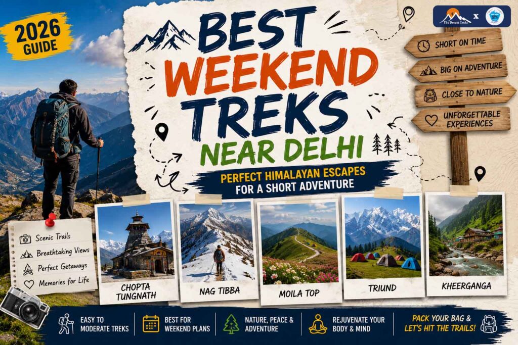 Best Weekend Treks Near Delhi (2026 Guide) – Perfect Himalayan Escapes for a Short Adventure