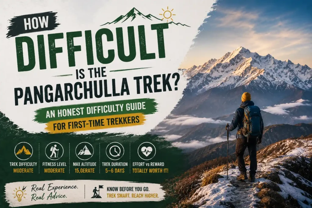 How Difficult is the Pangarchulla Trek? An Honest Difficulty Guide for First-Time Trekkers