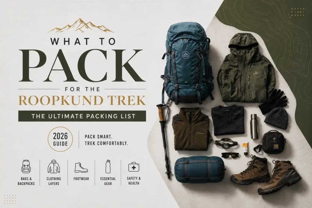 What to Pack for the Roopkund Trek: The Ultimate Packing List (2026 Guide)