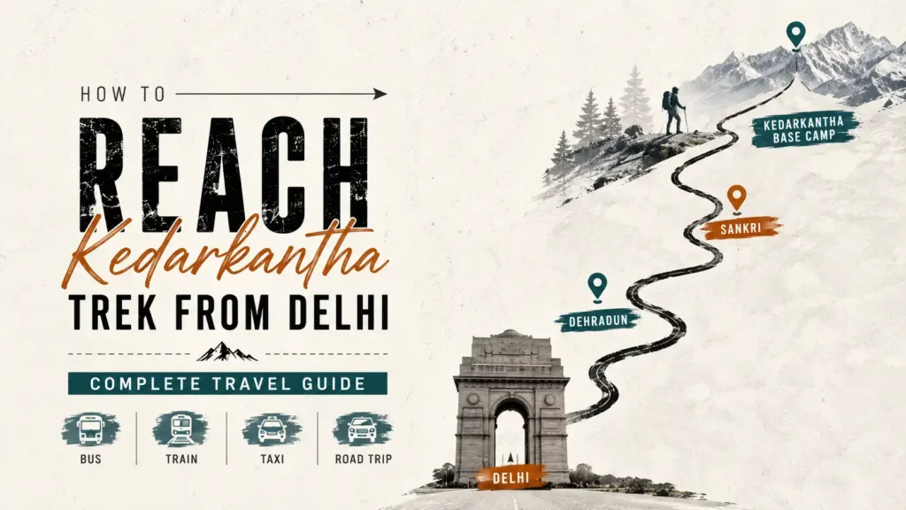 How to Reach Kedarkantha Trek From Delhi: Complete Travel Guide