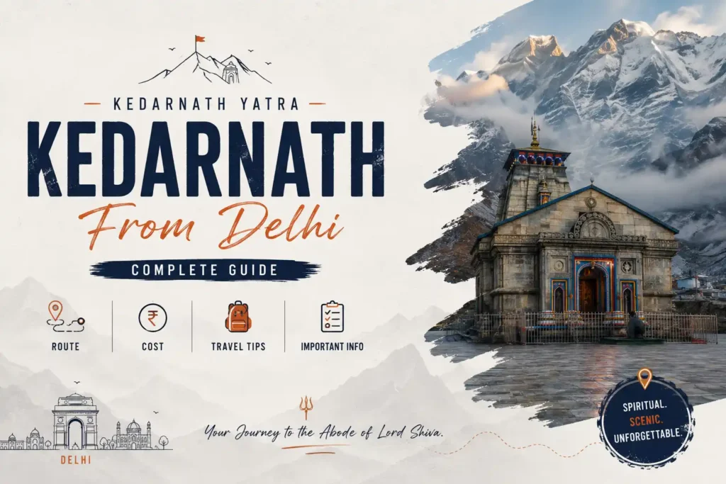 Kedarnath Yatra From Delhi: Complete Guide, Route, Cost & Travel Tips