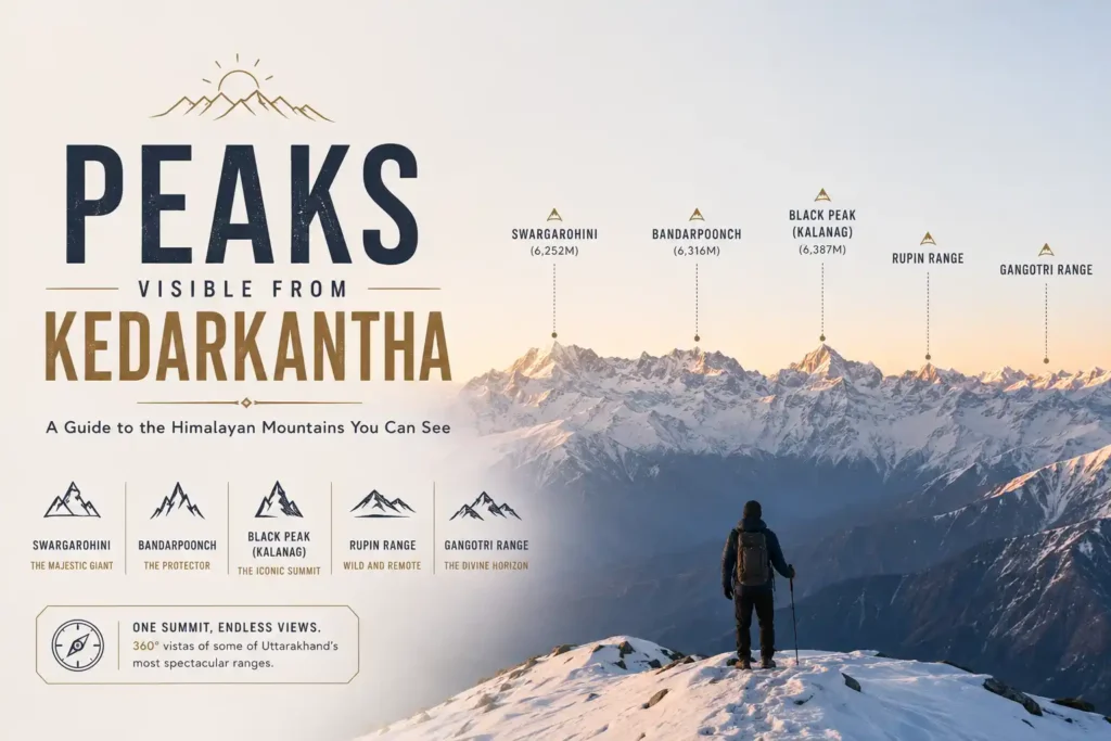 Peaks Visible from Kedarkantha: A Guide to the Himalayan Mountains You Can See
