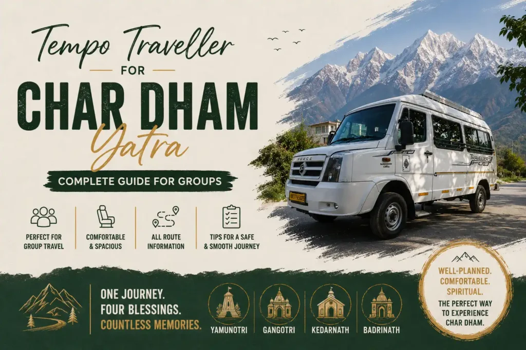 Tempo Traveller for Char Dham Yatra: Complete Guide for Groups